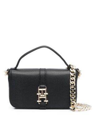 19151436_43249032_1000.jpg Tommy Hilfiger logo-plaque chain-link shoulder bag