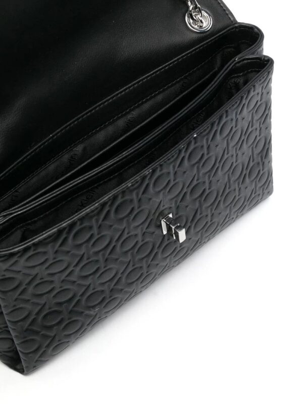 Calvin Klein  Re-Lock logo-embossed shoulder bag