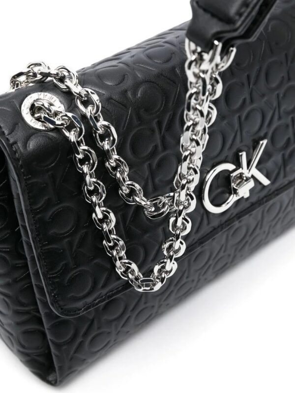 Calvin Klein  Re-Lock logo-embossed shoulder bag