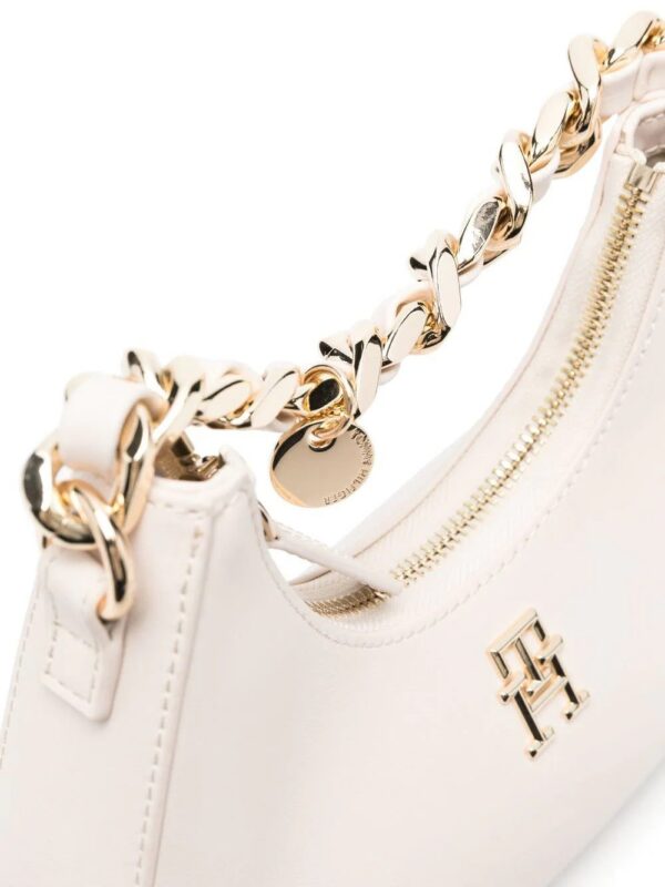 Tommy Hilfiger  logo-plaque chain-link tote bag