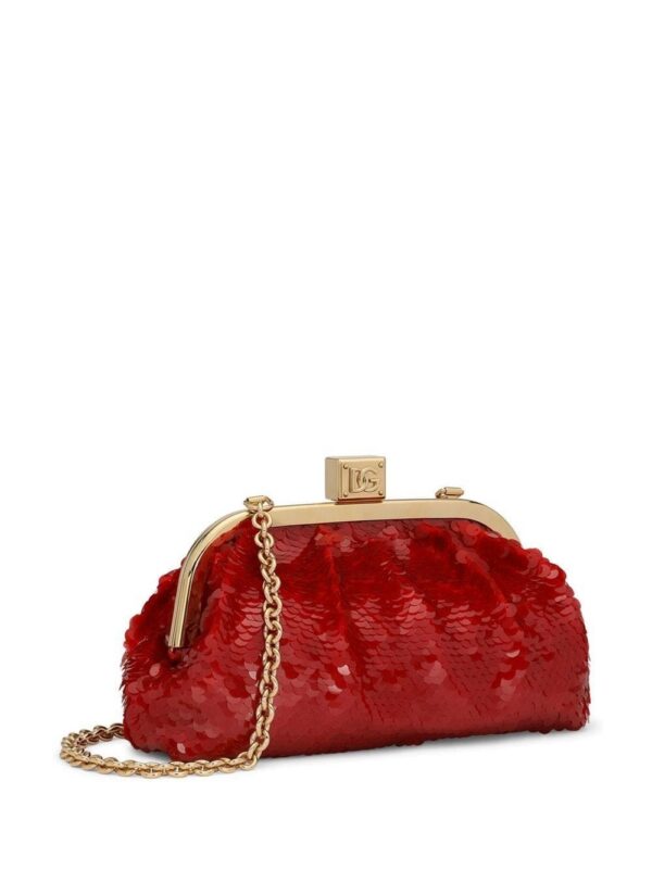 Dolce & Gabbana Maria sequin-embellished clutch bag