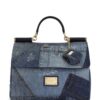 19171495_43251327_1000.jpg Dolce & Gabbana Sicily Soft patchwork-denim top-handle bag