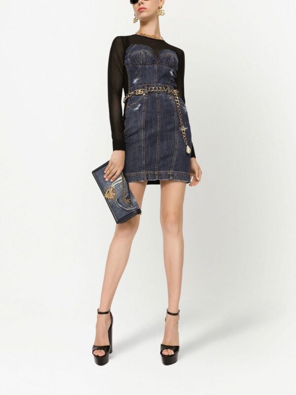 19173119_43250801_1000.jpg Dolce & Gabbana Devotion patchwork-denim shoulder bag