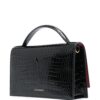 Alexander McQueen Skull crocodile-embossed shoulder bag