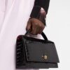 Alexander McQueen Skull crocodile-embossed shoulder bag