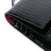Alexander McQueen Skull crocodile-embossed shoulder bag