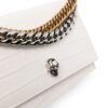 Alexander McQueen leather skull-stud bag
