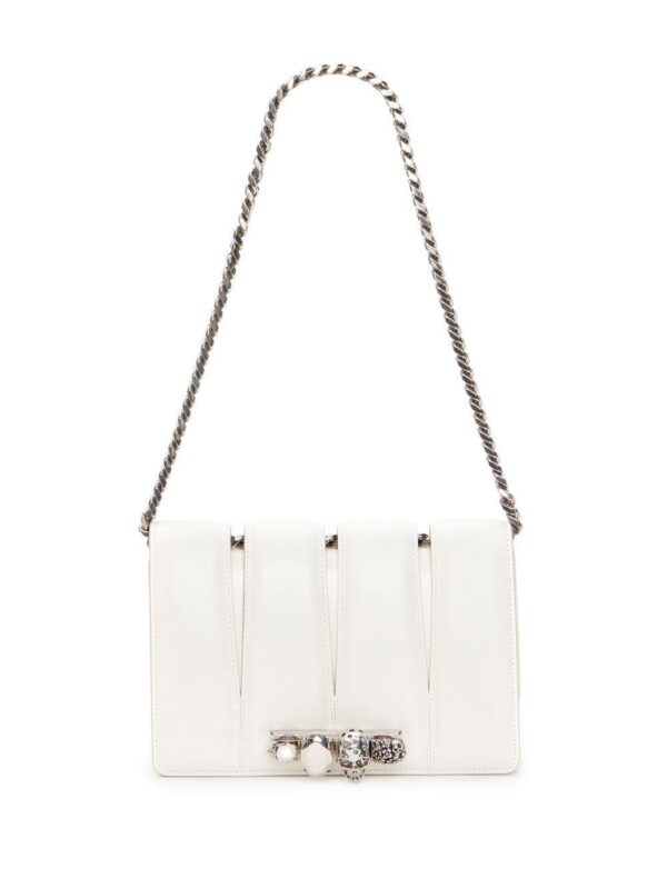 19178109_42610705_1000.jpg Alexander McQueen Slash stud-detailing chain-link bag