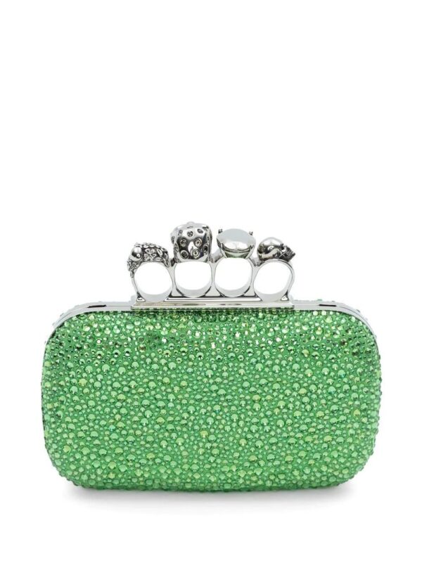 19178136_42100944_1000.jpg Alexander Mcqueen embellished skull clutch bag