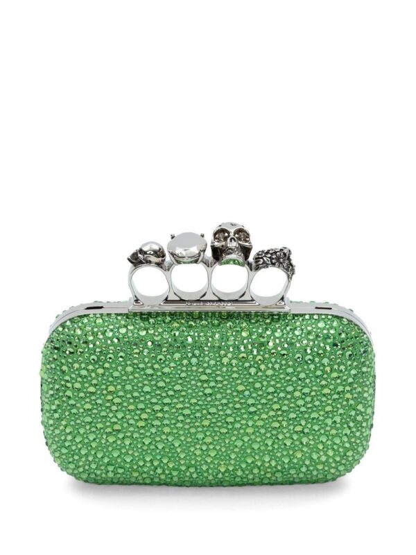 19178136_42101740_1000.jpg Alexander Mcqueen embellished skull clutch bag
