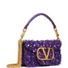 Valentino Garavani Small Locò embellished shoulder bag
