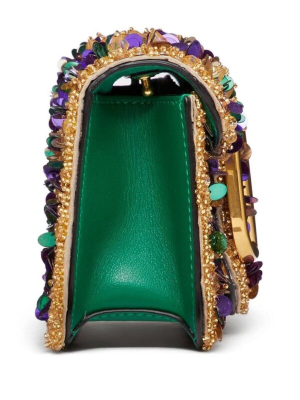Valentino Garavani  small Locò embellished shoulder bag
