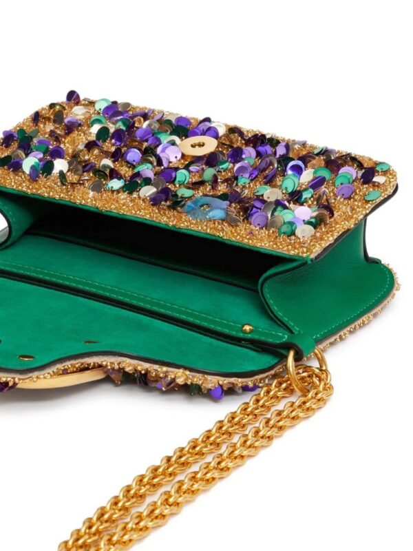 Valentino Garavani  small Locò embellished shoulder bag