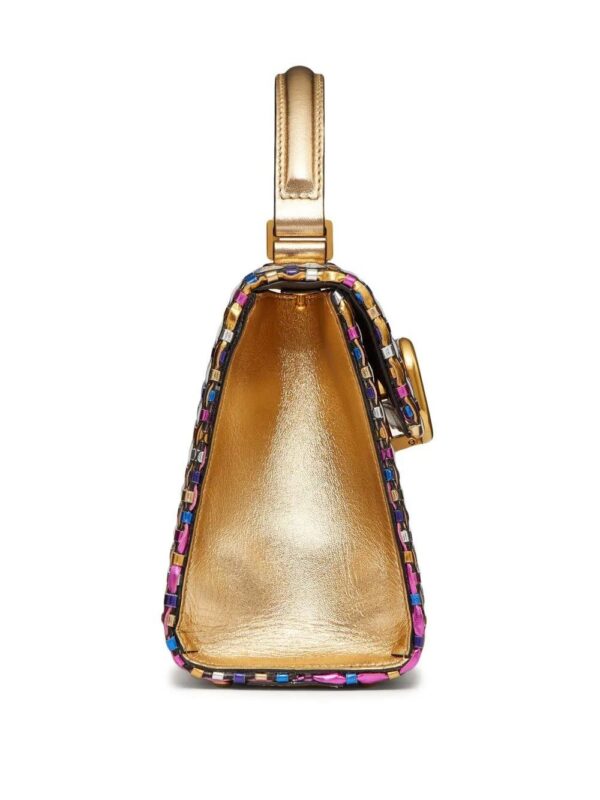 19184298_43338411_1000.jpg Valentino Garavani small VSLING woven handbag