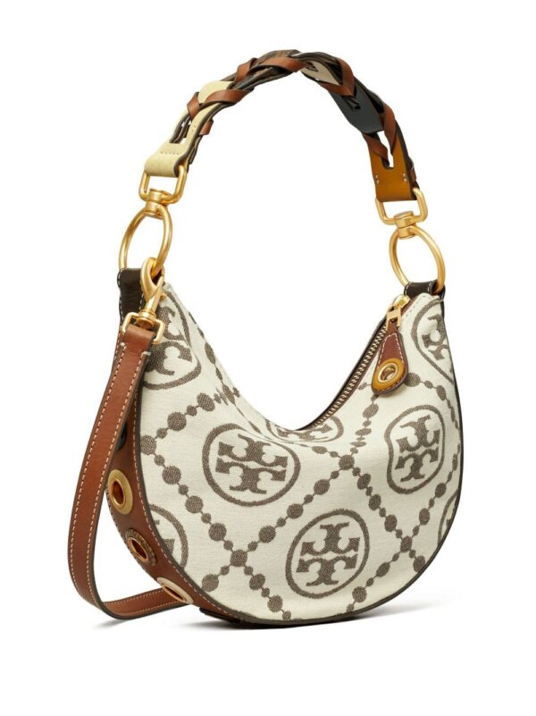 19185467_44959804_1000.jpg Tory Burch T Monogram-jacquard crescent bag