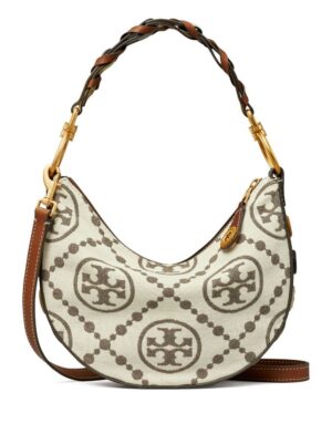 19185467_44959806_1000.jpg Tory Burch T Monogram-jacquard crescent bag