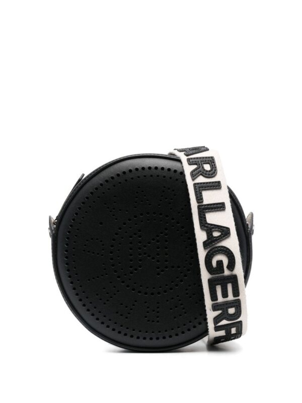 19186414_43502089_1000.jpg Karl Lagerfeld K/Circle perforated-logo crossbody bag