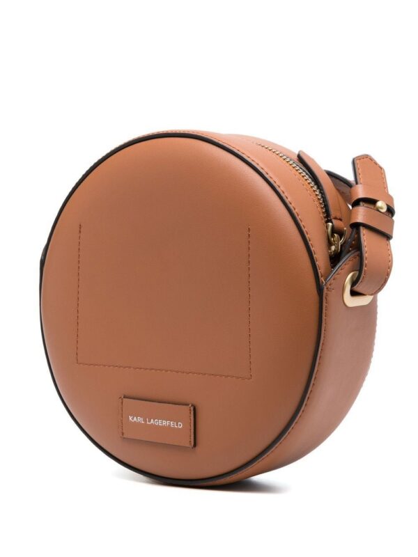 19186504_43501557_1000.jpg Karl Lagerfeld K/Circle logo-perforated shoulder bag