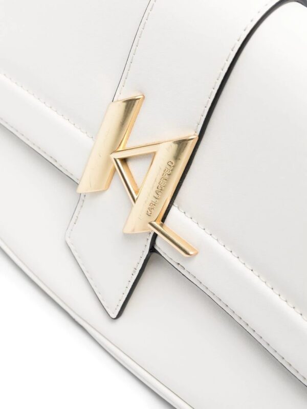 19186547_43643253_1000.jpg Karl Lagerfeld logo-plaque leather shoulder bag