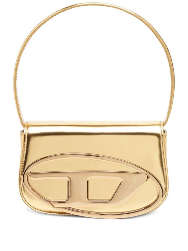 Diesel logo-plaque shoulder bag