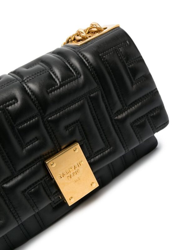 19196077_42693966_1000.jpg Balmain 1945 quilted-finish shoulder bag