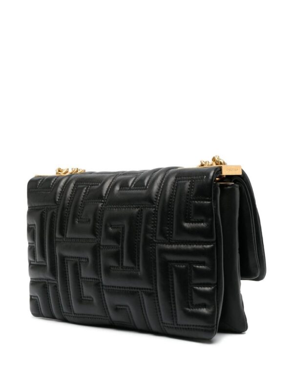 19196077_42694525_1000.jpg Balmain 1945 quilted-finish shoulder bag