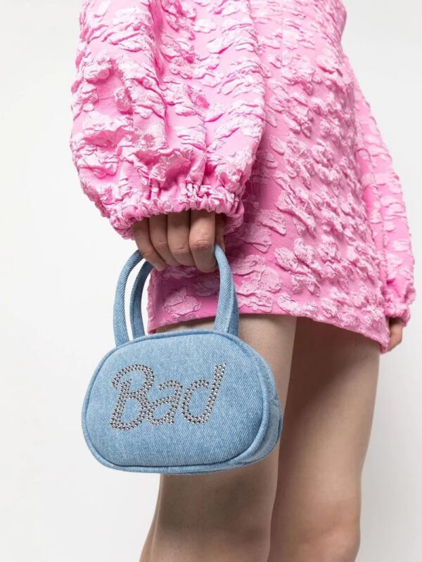 Amina Muaddi  Super Amini Baddie mini bag