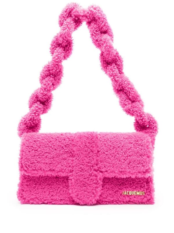 19200855_42137474_1000.jpg Jacquemus Le Bambidou shearling shoulder bag