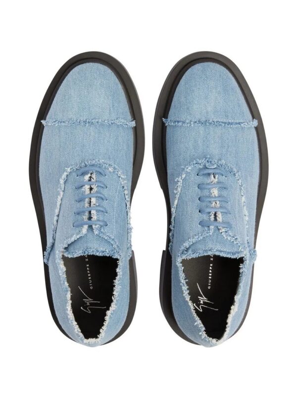 19207110_43202117_1000.jpg Giuseppe Zanotti Adric denim lace-up shoes