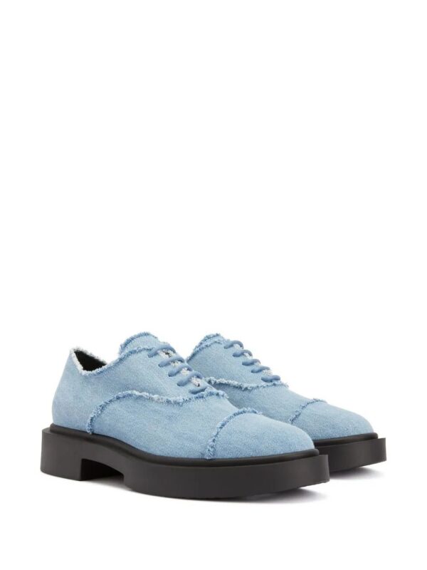 19207110_43202122_1000.jpg Giuseppe Zanotti Adric denim lace-up shoes