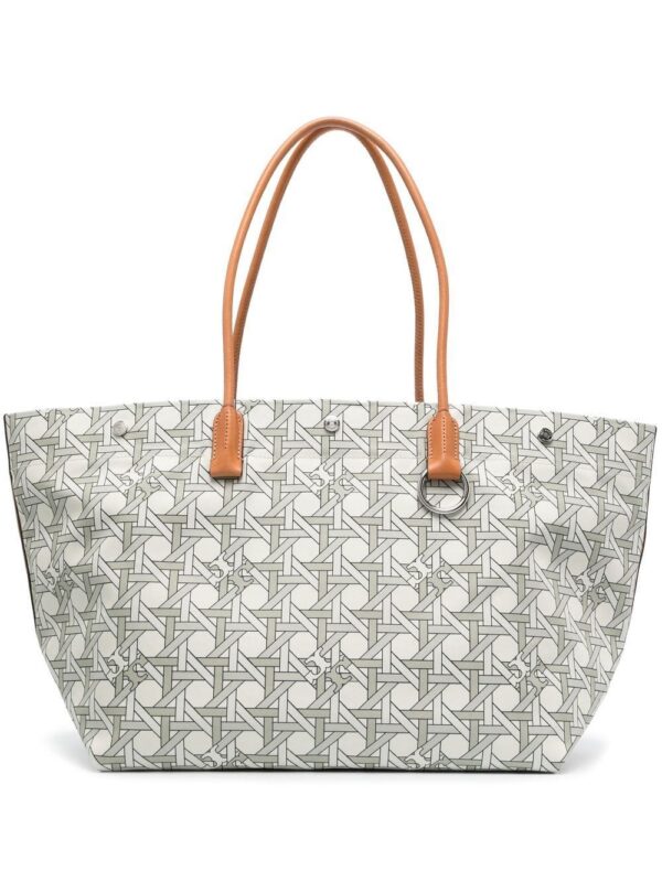 19211206_42151283_1000.jpg Tory Burch basketweave-print tote bag