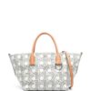 19214371_42570325_1000.jpg Tory Burch Basketweave-print canvas tote bag