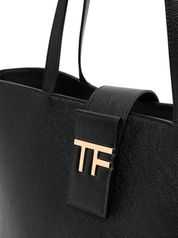 19217003_42447870_1000.jpg Tom Ford logo plaque tote bag