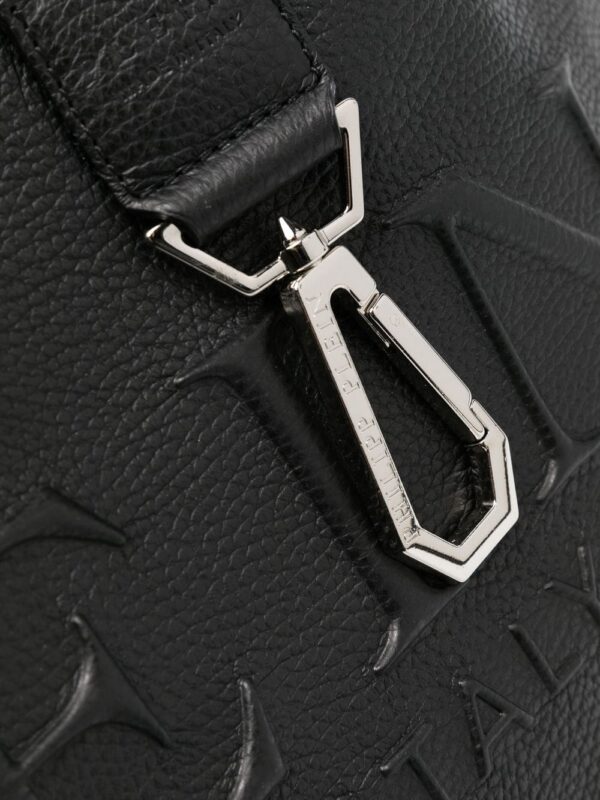 19234506_42153858_1000.jpg Philipp Plein embossed-logo leather tote bag