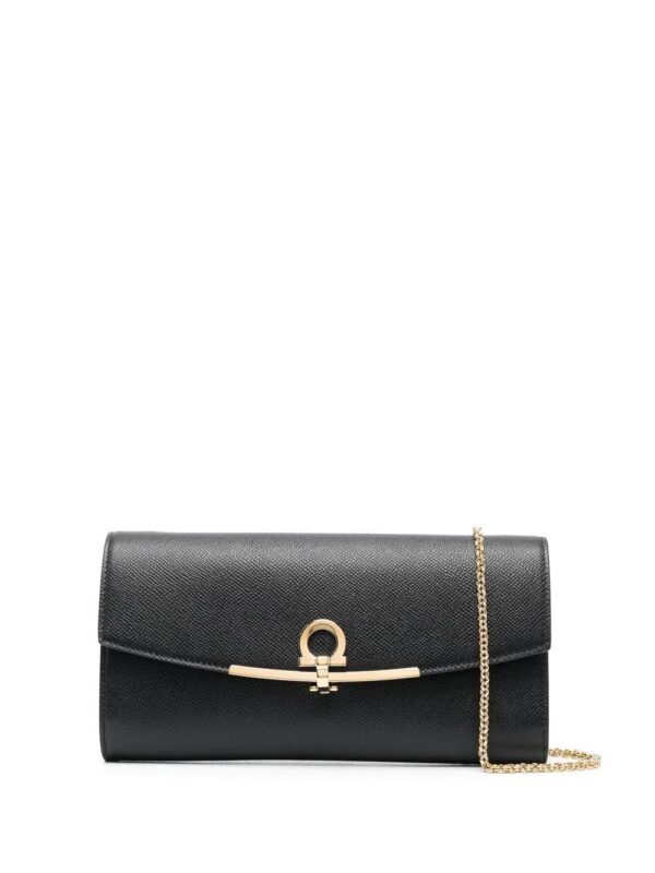 19256098_42554998_1000.jpg Ferragamo Gancini leather clutch bag