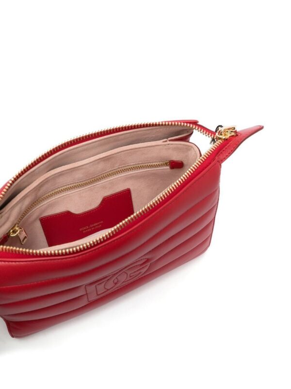 19256789_42227148_1000.jpg Dolce & Gabbana stitched-logo detail clutch bag