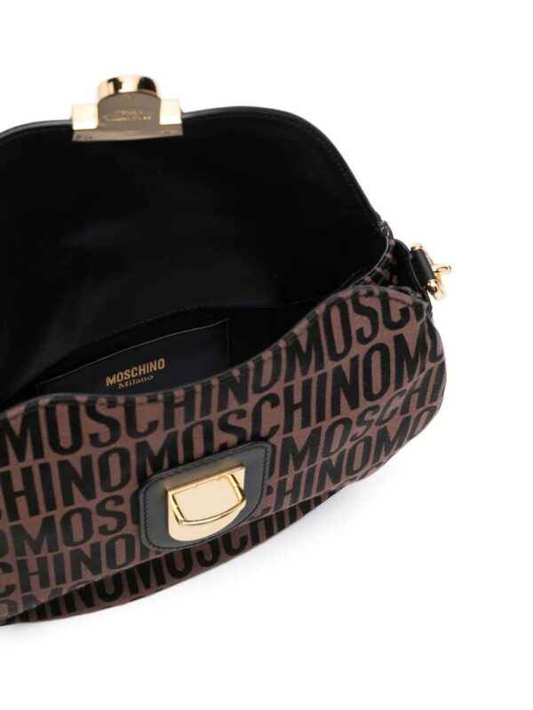 19279235_42646762_1000.jpg Moschino logo stamp monogram shoulder bag