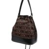 Moschino  logo-motif bucket bag