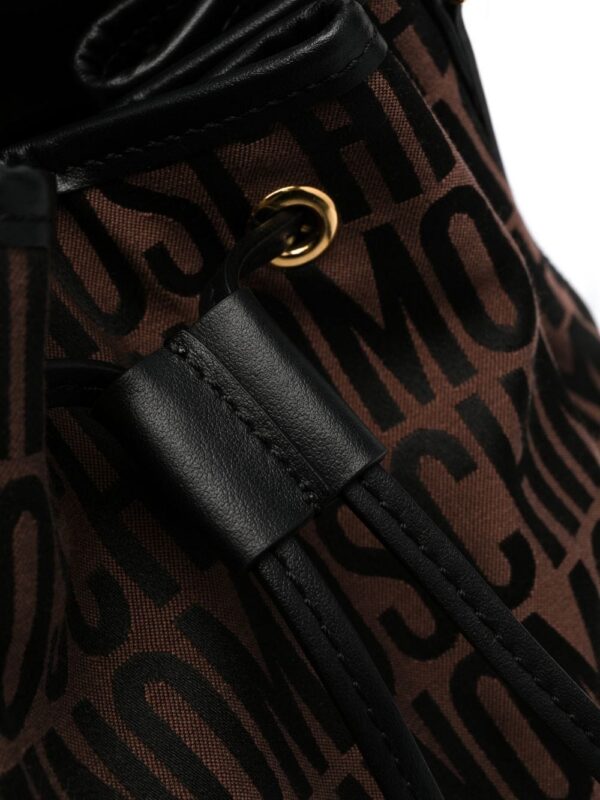 Moschino  logo-motif bucket bag