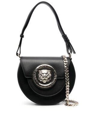 Just Cavalli  gold-tone logo plaque shoulder bag