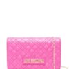 19290875_42342662_1000.jpg Love Moschino logo-plaque quilted shoulder bag