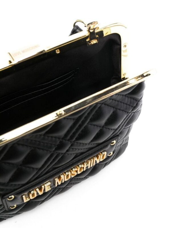 19291526_42508124_1000.jpg Love Moschino logo-plaque quilted tote bag