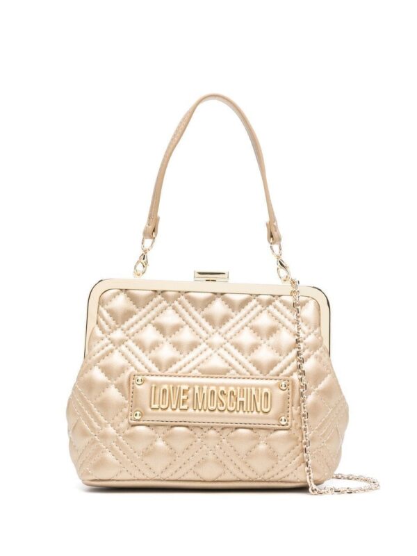 19292025_42507334_1000.jpg Love Moschino logo-plaque quilted tote bag