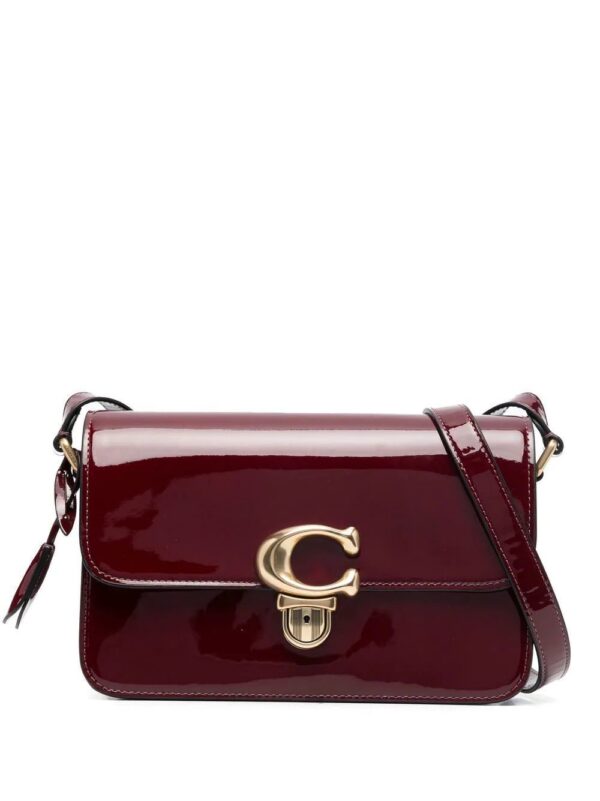 19312635_42467914_1000.jpg Coach logo-plaque shoulder bag