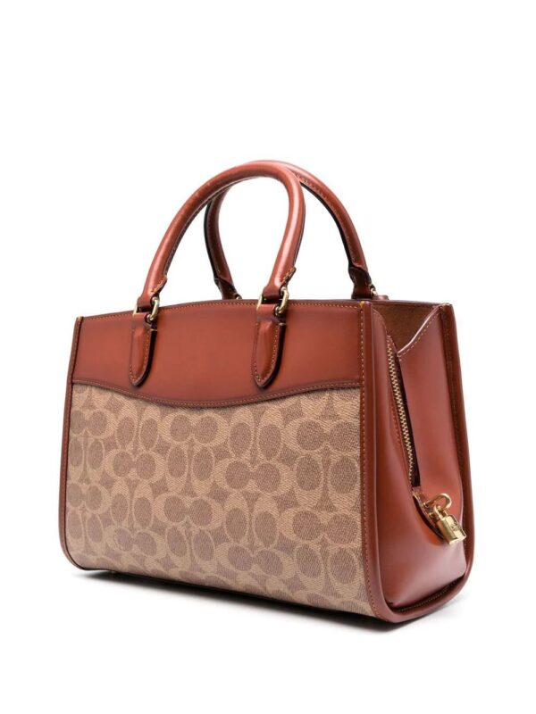 19313297_42470132_1000.jpg Coach logo-print leather tote bag
