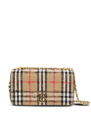 19316963_42691802_1000.jpg Burberry Lola Vintage-check bouclé shoulder bag