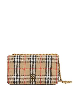 19316964_42694532_1000.jpg Burberry Lola Vintage-Check bouclé shoulder bag