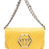 19332314_43974954_1000.jpg Philipp Plein Hexagon logo-plaque quilted shoulder bag