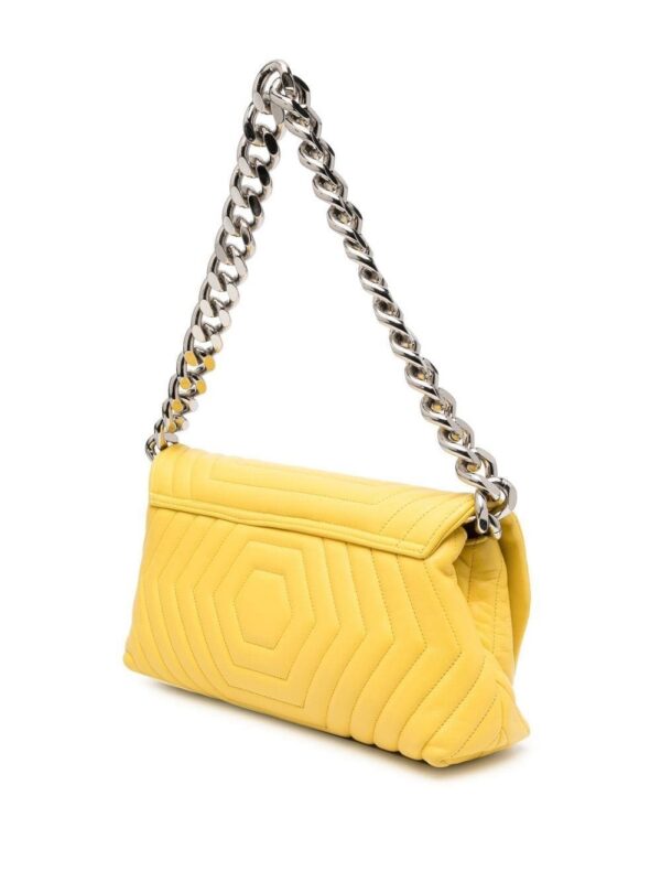 19332314_44358814_1000.jpg Philipp Plein Hexagon logo-plaque quilted shoulder bag