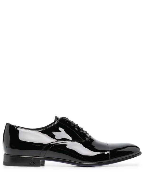 19334361_44658385_1000.jpg Philipp Plein patent-leather Oxford shoes